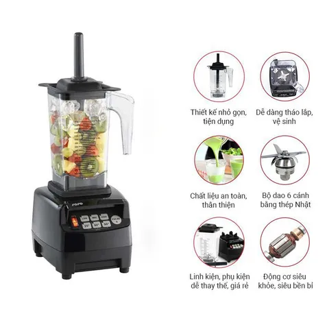 Lưỡi dao máy xay sinh tố JTC OmniBlend bằng thép không gỉ lưỡi dao 6 cánh - Nhập khẩu chính hãng
