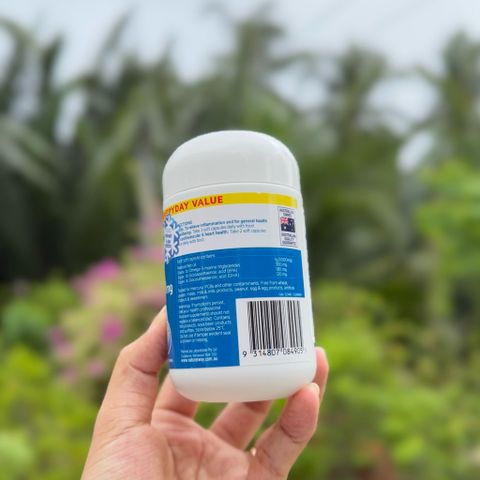 Dầu Cá Thiên Nhiên Không Mùi Nature's Way 1000mg - 80 Viên Bổ Sung Omega 3 EPA DHA, Hỗ Trợ Sức Khỏe Tim Mạch và Giảm Viêm