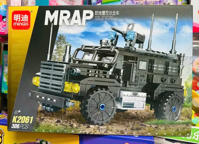 Mingdi Đồ Chơi Xây Dựng Lắp Ráp K2061 Mô Hình Xe Ô Tô MRAP Với Thiết Kế Độc Đáo Cho Trẻ Từ 6 Tuổi 306PCS