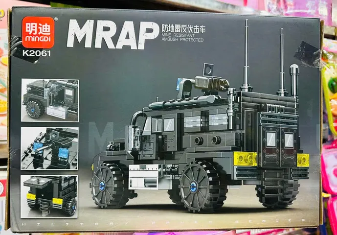 Mingdi Đồ Chơi Xây Dựng Lắp Ráp K2061 Mô Hình Xe Ô Tô MRAP Với Thiết Kế Độc Đáo Cho Trẻ Từ 6 Tuổi 306PCS