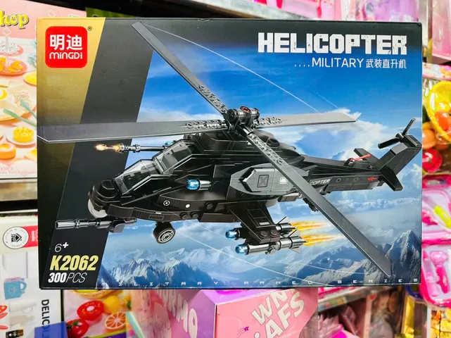 Mingdi Đồ Chơi Xây Dựng Lắp Ráp K2062 Mô hình Máy bay trực thăng Military Với Thiết Kế Độc Đáo Cho Trẻ Từ 6 Tuổi
