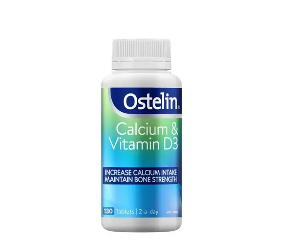 Viên Bổ Sung Canxi Ostelin & Vitamin D3 130 Viên - Hỗ Trợ Xương Chắc Khỏe Cho Mẹ Bầu và Trẻ Em, Sản Xuất Tại Úc
