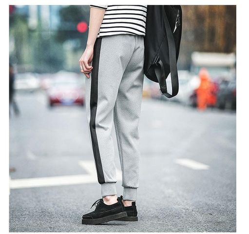 Quần Jogger Thể Thao Nam - Thoải Mái, Co Giãn, Dễ Phối Đồ, Tập Gym và Chạy Bộ (Xám Kẻ Đen) - Phong Cách Unisex Năng Động