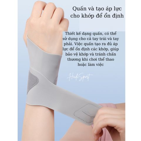 Băng Cổ Tay Lining Mỏng Nhẹ Hỗ Trợ Phục Hồi Chấn Thương - Bảo Vệ Khớp Cổ Tay Chất Liệu Thoáng Khí, Nhiều Màu Sắc