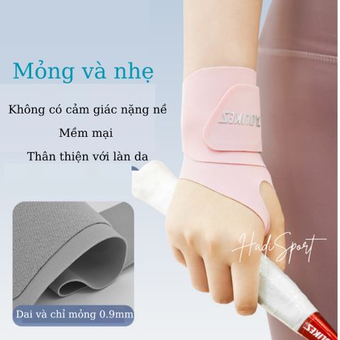 Băng Quấn Cổ Tay AOLIKES - Chất Liệu Mỏng Nhẹ Bảo Vệ Cổ Tay Khi Chơi Thể Thao, Hỗ Trợ Phục Hồi Chấn Thương