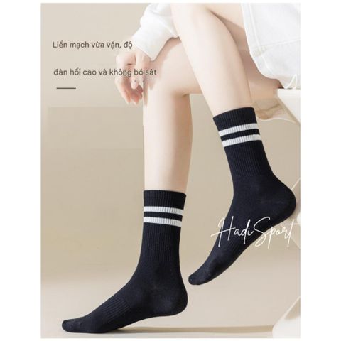 Tất Thể Thao Nữ Chống Trượt Độ Đàn Hồi Cao - Vỏ Bọc Chân Thấm Mồ Hôi, Thiết Kế Thoáng Khí cho Mọi Hoạt Động Thể Thao