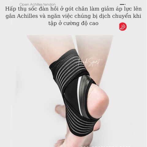 Băng quấn bảo vệ mắt cá chân, khớp cổ chân LI-NING giúp bảo vệ khớp phục hồi chấn thương mã  LDEU157