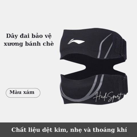 Đai Bảo Vệ Xương Bánh Chè Lining Mỏng Nhẹ, Thoáng Khí, Chống Trượt - Bảo Vệ Gối Chuyên Dụng cho Thể Thao, Mã LDEU243