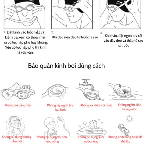 Kính Bơi Người Lớn Li-Ning Chuyên Nghiệp Chống Nước Chống Sương Mù - Mẫu LNJT211 Thời Trang và Tiện Lợi