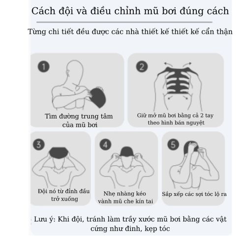 Mũ Bơi Người Lớn LI-NING Chống Trượt, Chống Thấm Nước - Dành Cho Phụ Nữ Tóc Dài - Thiết Kế 3D Thoải Mái LSJK818-1