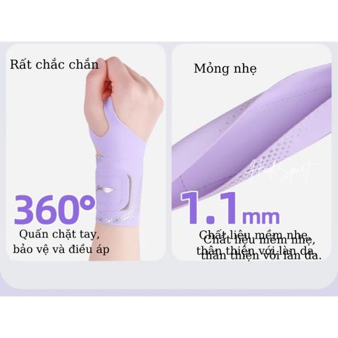 Băng quấn cổ tay Lining LDEU129 - Đai bảo vệ cổ tay mỏng nhẹ, hỗ trợ tennis, cầu lông, thể thao, điều áp, thoải mái khi sử dụng