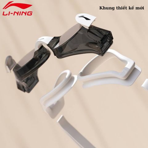 Kính Bơi Người Lớn Chống Nước Chống Sương Mù Chống Tia UV Lining - Kèm Nút Tai & Cầu Mũi LSJU507