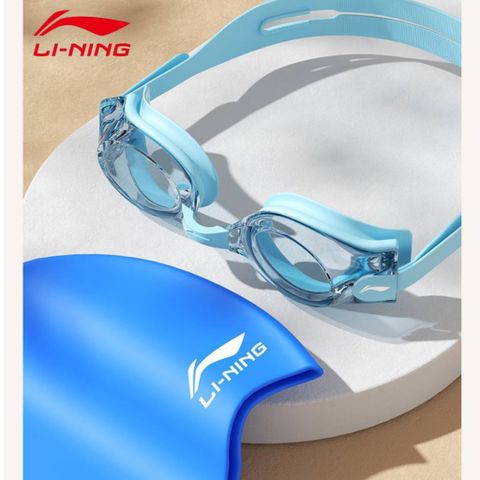 Kính Bơi Người Lớn Chống Nước Chống Sương Mù Chống Tia UV Lining - Kèm Nút Tai & Cầu Mũi LSJU507