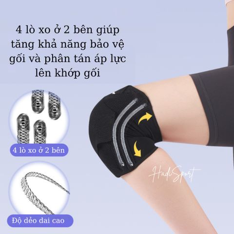 Bó Gối Lining LDEU182 - Đệm Khum Bảo Vệ Khớp Gối, Hỗ Trợ Phục Hồi Chấn Thương, Giảm Đau Thể Thao, Co Giãn Thoáng Khí