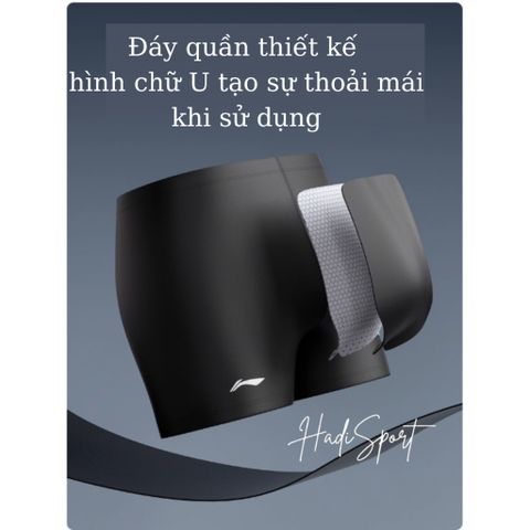 Quần Bơi Nam Lining LXKR666 - Chuyên Nghiệp, Thời Trang, Chất Liệu Thấm Nước UPF 50+, Thiết Kế Ôm Cơ Thể, Dễ Chịu Khi Vận Động