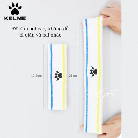 Băng Đô Thể Thao KELME KHJ303-1 Chặn Mồ Hôi Thấm Hút, Phụ Kiện Cầu Lông, Yoga, Tennis Dành Cho Nam Nữ