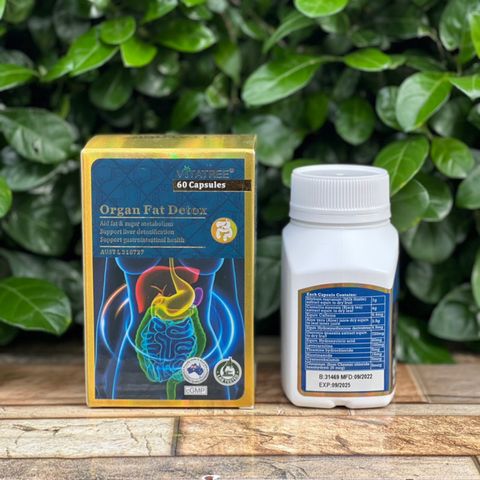 [Nhập khẩu chính ngạch] Viên uống giảm mỡ nội tạng Vitatree Organ Fat Detox 60 viên hàng Úc 277626