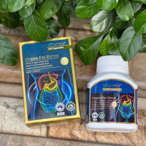 [Nhập khẩu chính ngạch] Viên uống giảm mỡ nội tạng Vitatree Organ Fat Detox 60 viên hàng Úc 277626