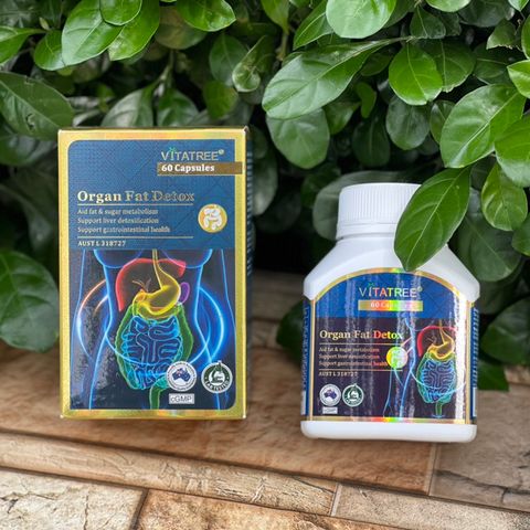 [Nhập khẩu chính ngạch] Viên uống giảm mỡ nội tạng Vitatree Organ Fat Detox 60 viên hàng Úc 277626