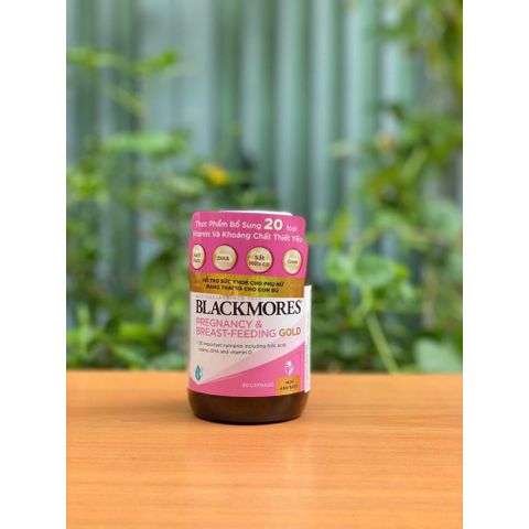 Viên uống Blackmores Pregnancy & Breast-Feeding Gold 60 viên - Bổ sung vitamin và khoáng chất cho mẹ và thai nhi khỏe mạnh