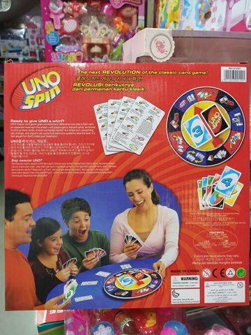 Trò chơi thẻ bài Board Games bộ bài UNO SPIN 0129