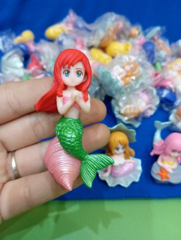 Mô Hình Nàng Tiên Cá Mini Trang Trí Bể Cá Thủy Sinh - Sản Phẩm PVC An Toàn Dành Cho Thú Cưng và Không Gian Sống Vui Nhộn
