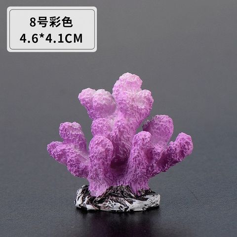 San Hô Nhựa Mini Trang Trí Bể Cá - Tiểu Cảnh Đẹp, Bền, Phong Cách Biển Nhân Tạo, Phụ Kiện Hồ Cá, Chất Liệu Resin Không Độc Hại