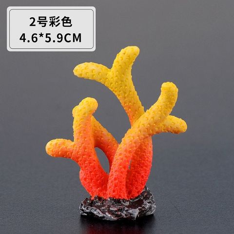 San Hô Nhựa Mini Trang Trí Bể Cá - Tiểu Cảnh Đẹp, Bền, Phong Cách Biển Nhân Tạo, Phụ Kiện Hồ Cá, Chất Liệu Resin Không Độc Hại