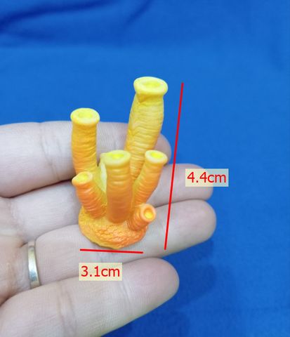 San Hô Nhựa Mini Trang Trí Bể Cá - Tiểu Cảnh Đẹp, Bền, Phong Cách Biển Nhân Tạo, Phụ Kiện Hồ Cá, Chất Liệu Resin Không Độc Hại