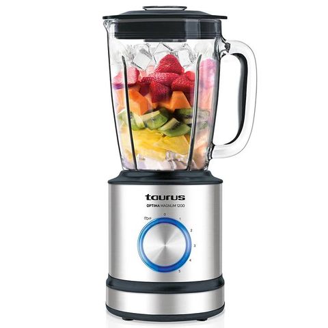 Máy xay sinh tố Taurus Optima Magnum 1200W - Cối thủy tinh 1.75L, lưỡi dao thép không gỉ, 5 tốc độ xay hiệu quả, dễ sử dụng
