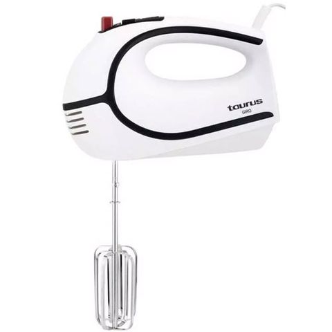 Máy Đánh Trứng Cầm Tay Taurus Giro 500W - 5 Tốc Độ, Chất Liệu Inox Cao Cấp, Thiết Kế Nhỏ Gọn, Màu Trắng, Dễ Dàng Sử Dụng