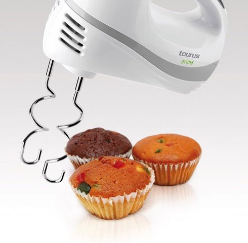Máy Đánh Trứng Taurus Prima 300W - Máy Trộn Bột, Đánh Trứng 5 Tốc Độ Cầm Tay - Thiết Kế Nhỏ Gọn, Inox An Toàn, Bảo Hành 12 Tháng