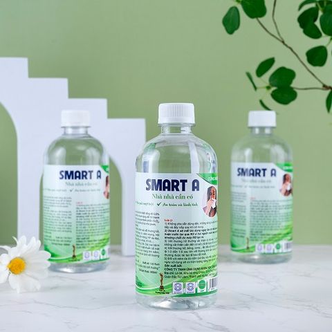 Dung Dịch Sát Khuẩn SmartA 500ml - Khử Khuẩn Da, Vệ Sinh Mũi Họng, An Toàn Cho Gia Đình, Được Sản Xuất Tại Việt Nam