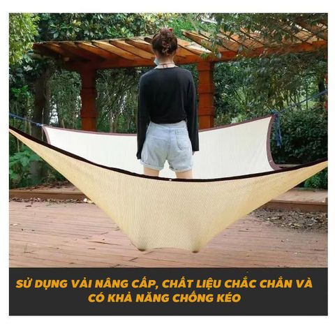Bạt Che Nắng 2x2m Chống Tia UV Cho Ban Công Sân Vườn - Chất Liệu HDPE Bền Bỉ, Giảm Nhiệt Độ, Bảo Vệ Cây Cối
