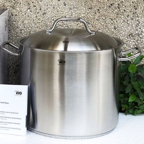 Nồi Luộc Gà Elo Profi Therm 32Cm - Nồi inox 20L cho bếp từ, luộc gà cỗ ngon, dùng mọi loại bếp, an toàn sức khỏe