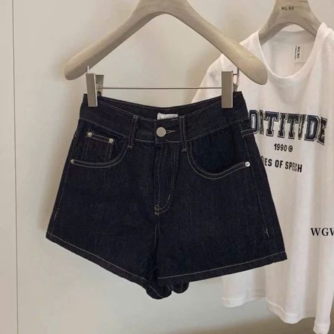 Quần Short Jeans Quảng Châu Dáng Ngắn Phong Cách Mùa Hè Size L - Thời Trang Năng Động, Thoải Mái