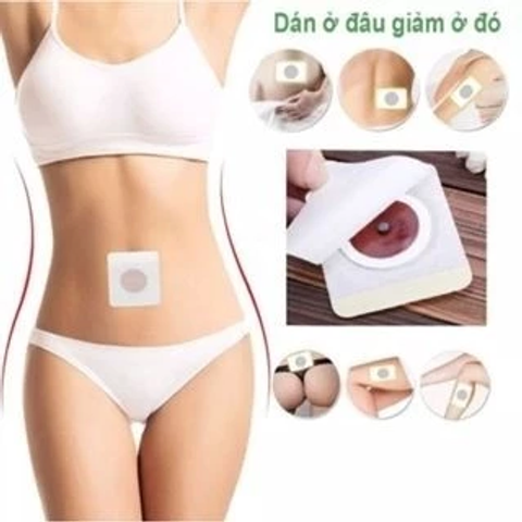 Miếng Dán Tan Mỡ Bụng Đông Y - Giảm Béo Tự Nhiên Hiệu Quả 40 Miếng, Hỗ Trợ Giảm Mỡ Eo, Bụng, Đùi, Bắp Tay, Bắp Chân