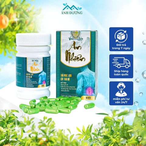 Viên Uống An Nhiên Hỗ Trợ Xương Khớp Thổ Phục Linh - Giảm Đau, Kháng Viêm, Cải Thiện Vận Động Cho Người Cao Tuổi