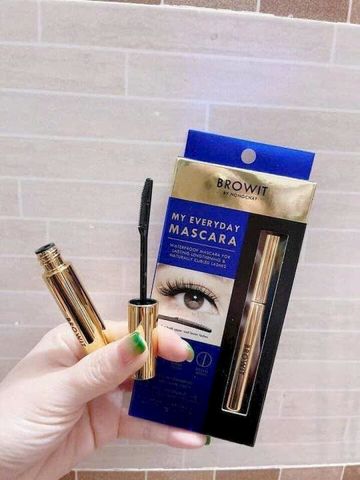 Mascara Browit By Nongchat 5.5g - My Everyday Mascara Không Thấm Nước, Công Vút, Gợi Cảm, Đêm Vĩnh Cửu