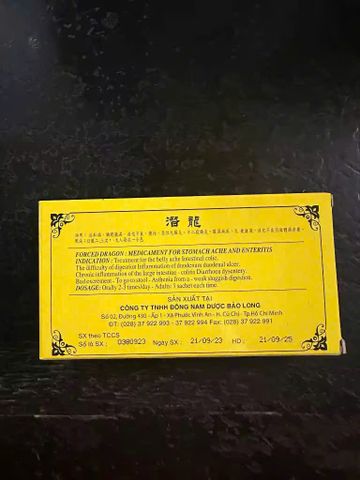 Viên Uống Tiềm Long Hỗ Trợ Giảm Đau Bụng, Khó Tiêu - Thực Phẩm Chức Năng Tự Nhiên, Hộp 10 Gói Nhỏ Bảo Long