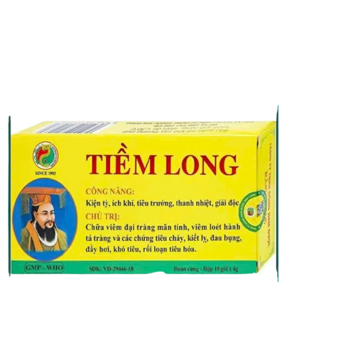 Viên Uống Tiềm Long Hỗ Trợ Giảm Đau Bụng, Khó Tiêu - Thực Phẩm Chức Năng Tự Nhiên, Hộp 10 Gói Nhỏ Bảo Long