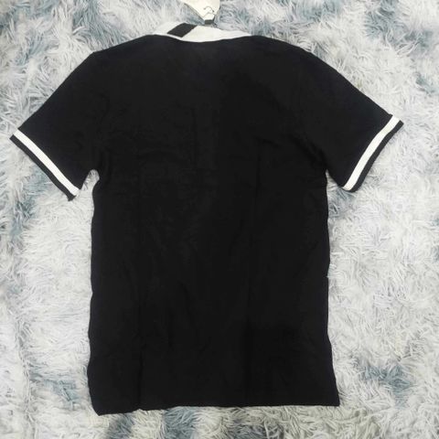 Áo Polo Nam Cổ Bẻ Kẻ Chéo Đen - Chất Cotton Mềm Mát, Thoáng Khí, phong cách Trẻ Trung, Dễ Phối Đồ, Thời Trang Nam