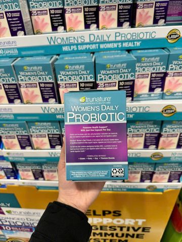 Men vi sinh cho phụ nữ Trunature 90 viên - Probiotic hỗ trợ sức khỏe đường ruột và miễn dịch, sản phẩm sức khỏe tốt cho phái nữ Mỹ