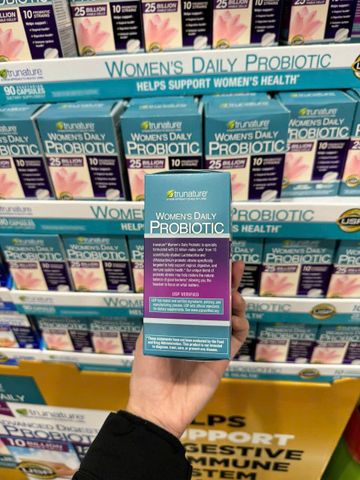 Men vi sinh cho phụ nữ Trunature 90 viên - Probiotic hỗ trợ sức khỏe đường ruột và miễn dịch, sản phẩm sức khỏe tốt cho phái nữ Mỹ