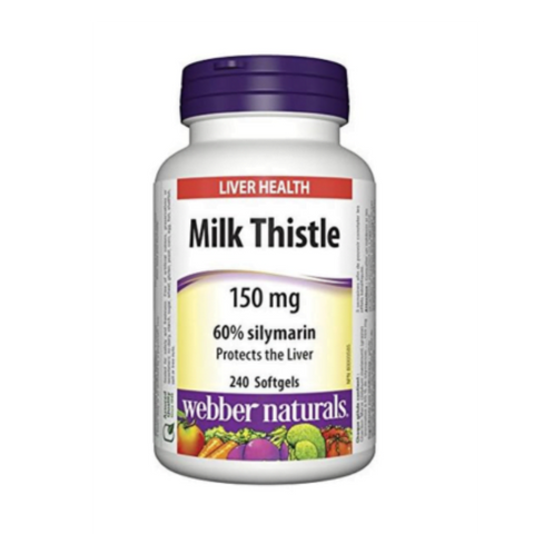 Viên Uống Bảo Vệ Chức Năng Gan WEBBER NATURALS 240 Viên - Hỗ Trợ Thanh Lọc Độc Tố Từ Canada