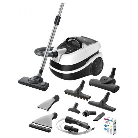 Máy Hút Bụi Bosch BWD421PRO Serie 4 - Công Nghệ AquaWash, Bộ Lọc HEPA, Chức Năng Giặt Thảm, Hiệu Suất Hút 5 Mức, Thiết Kế Đa Năng