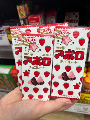 Kẹo Apollo Chocolate Meiji - Hàng xách tay Nhật Bản