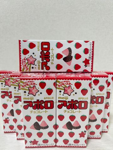 Kẹo Apollo Chocolate Meiji - Hàng xách tay Nhật Bản