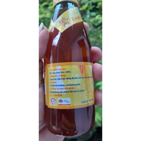 Mật ong nguyên chất Rừng Tràm Xuân Nguyên ( chai 252gr-200ml)