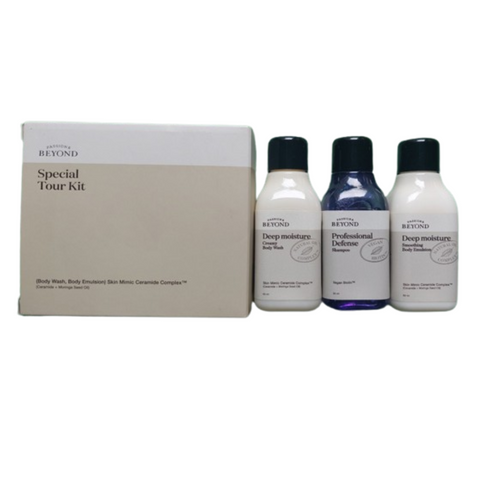 Bộ Chăm Sóc Da Toàn Thân Beyond Special Tour Kit - Dầu Gội, Sữa Tắm, Sữa Dưỡng Thể 60ml - Giải Pháp Chăm Sóc Da Đầy Đủ, Mềm Mại, Thoải Mái